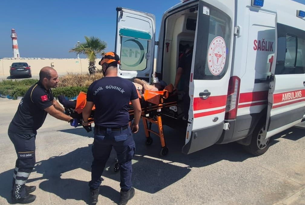AYDIN AÇIKLARINDA BİR ŞAHSA TIBBİ TAHLİYE