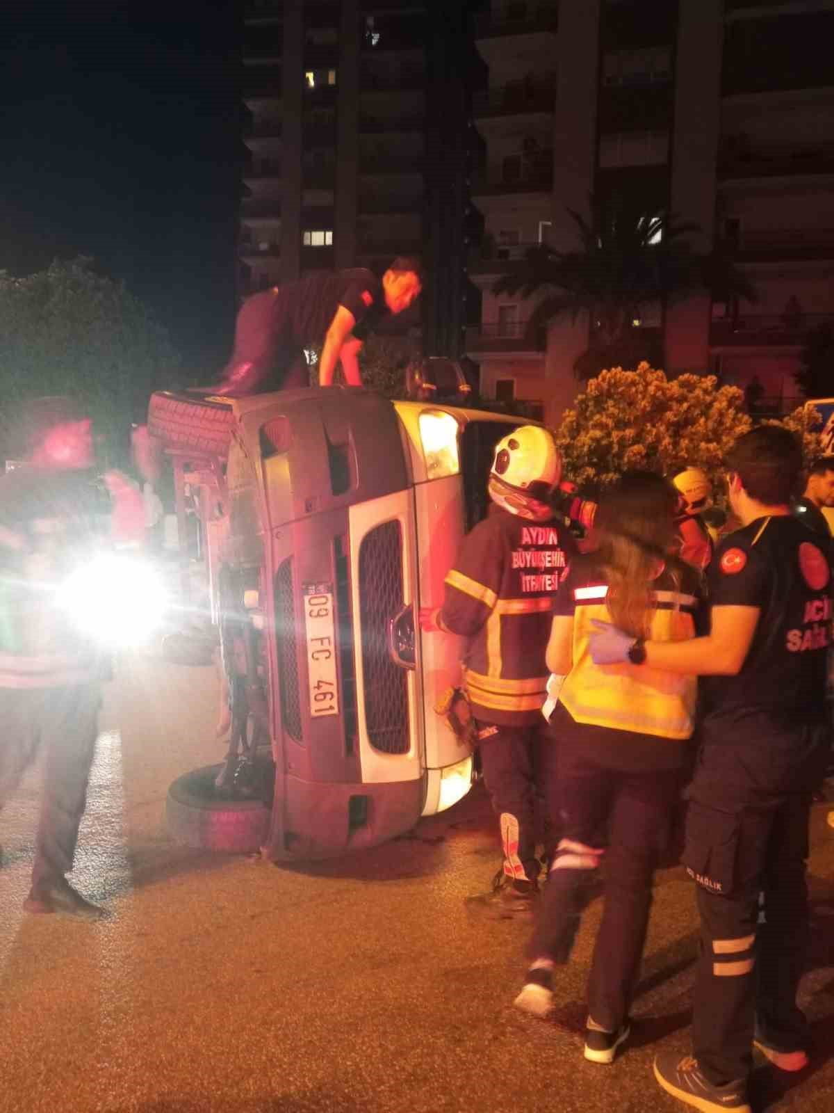 AYDIN’DA TRAFİK KAZASI: 2 YARALI