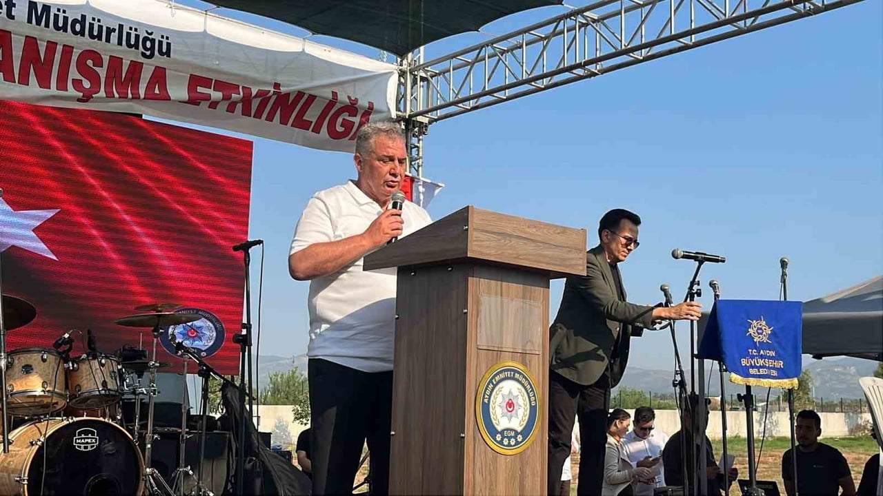 AYDIN İL EMNİYET MÜDÜRLÜĞÜ TARAFINDAN DÜZENLENEN PERSONEL DAYANIŞMA ETKİNLİĞİ, RENKLİ GÖRÜNTÜLERE...