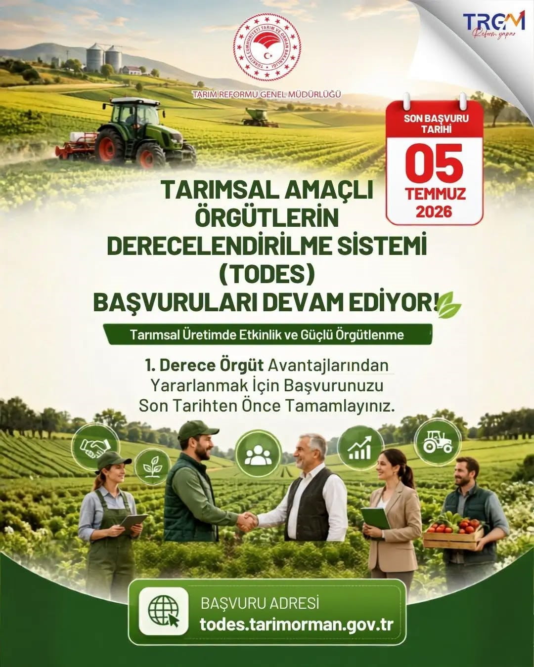AYDIN İL TARIM VE ORMAN MÜDÜRLÜĞÜ, TARIMSAL ÜRETİMDE ÖRGÜTLENMENİN GÜÇLENDİRİLMESİ AMACIYLA...