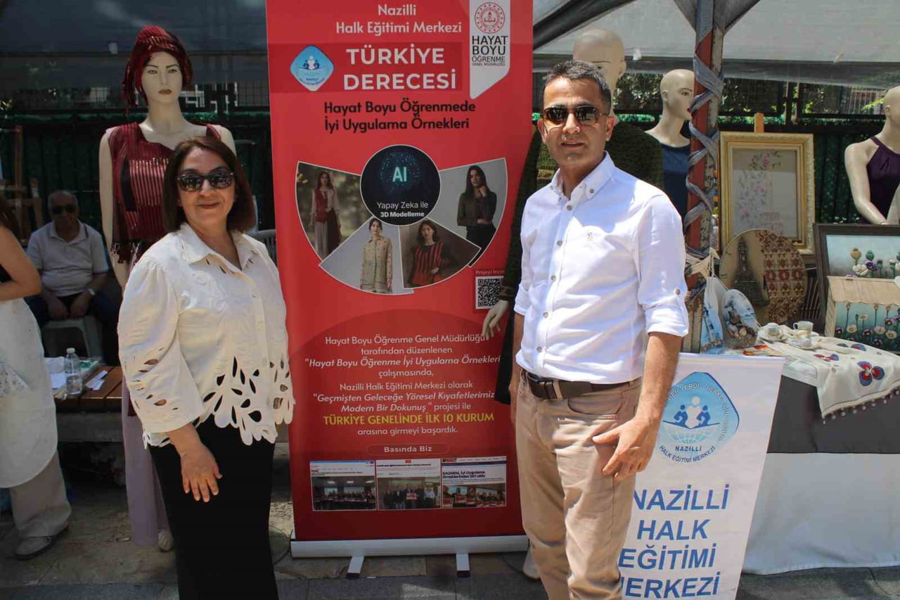 AYDIN’IN NAZİLLİ İLÇESİNDE HALK EĞİTİMİ MERKEZİ BÜNYESİNDE YÜRÜTÜLEN PROJEDE, SANDIKLARDA ATIL...