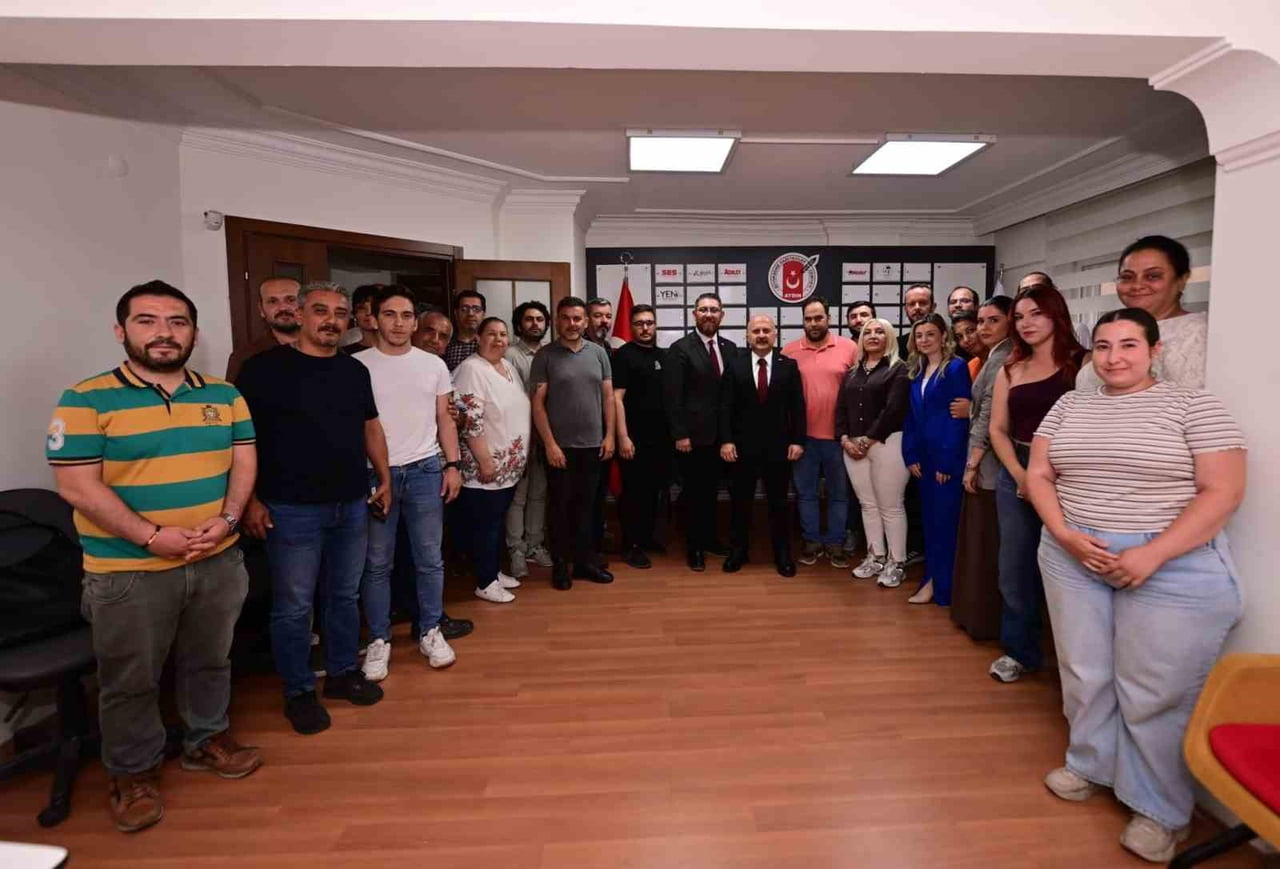 AYDIN VALİSİ DR. OSMAN VAROL, AYDIN BÜYÜKŞEHİR GAZETECİLER CEMİYETİ (ABGC) VE AYDIN GAZETECİLER...