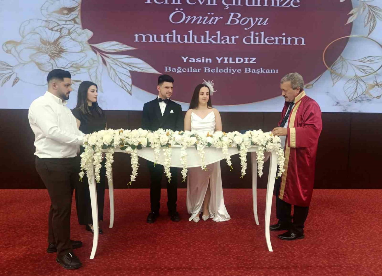 BAĞCILAR'DA NİKAH SALONLARINDA 06.06.2026 YOĞUNLUĞU YAŞANDI