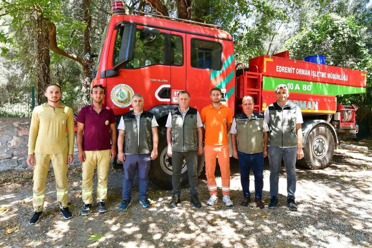 BALIKESİR ORMAN BÖLGE MÜDÜRÜ MUSA ŞEN, EDREMİT ORMAN İŞLETME MÜDÜRLÜĞÜ SORUMLULUK SAHASINDA YER...
