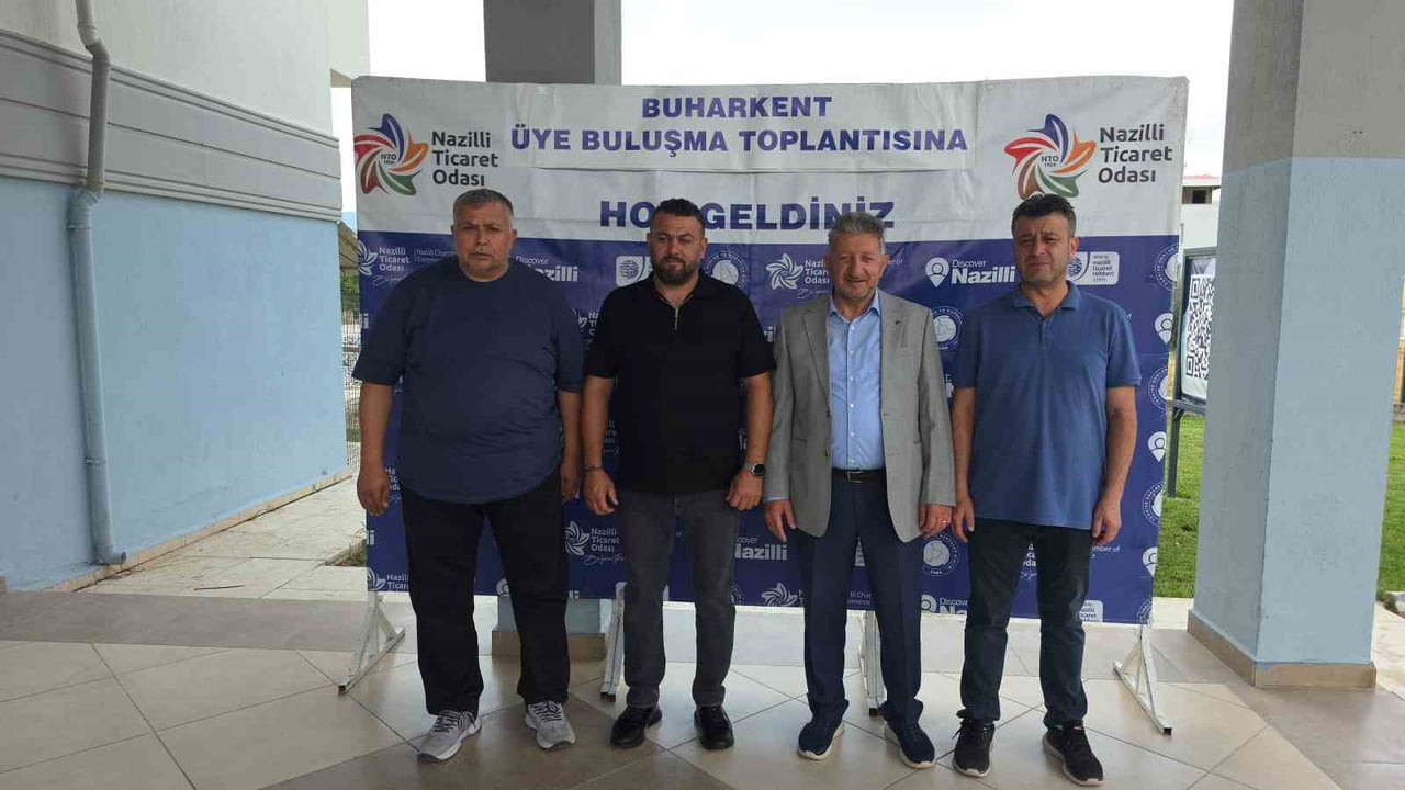 BAŞKAN ARSLAN, BUHARKENT'TE ODA ÜYELERİ İLE BULUŞTU