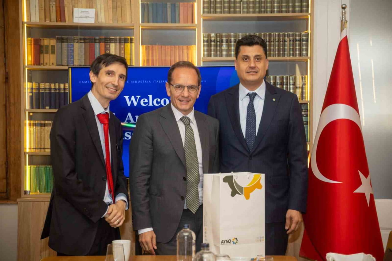 BAŞKAN MARAŞ, AYDIN İTALYA TİCARETİNİ DEĞERLENDİRDİ