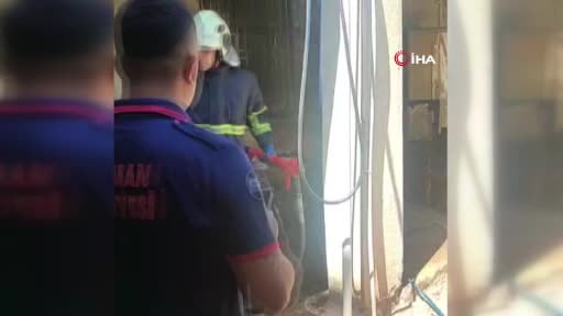 Batman’da ev yangınında 2 kişi dumandan etkilendi