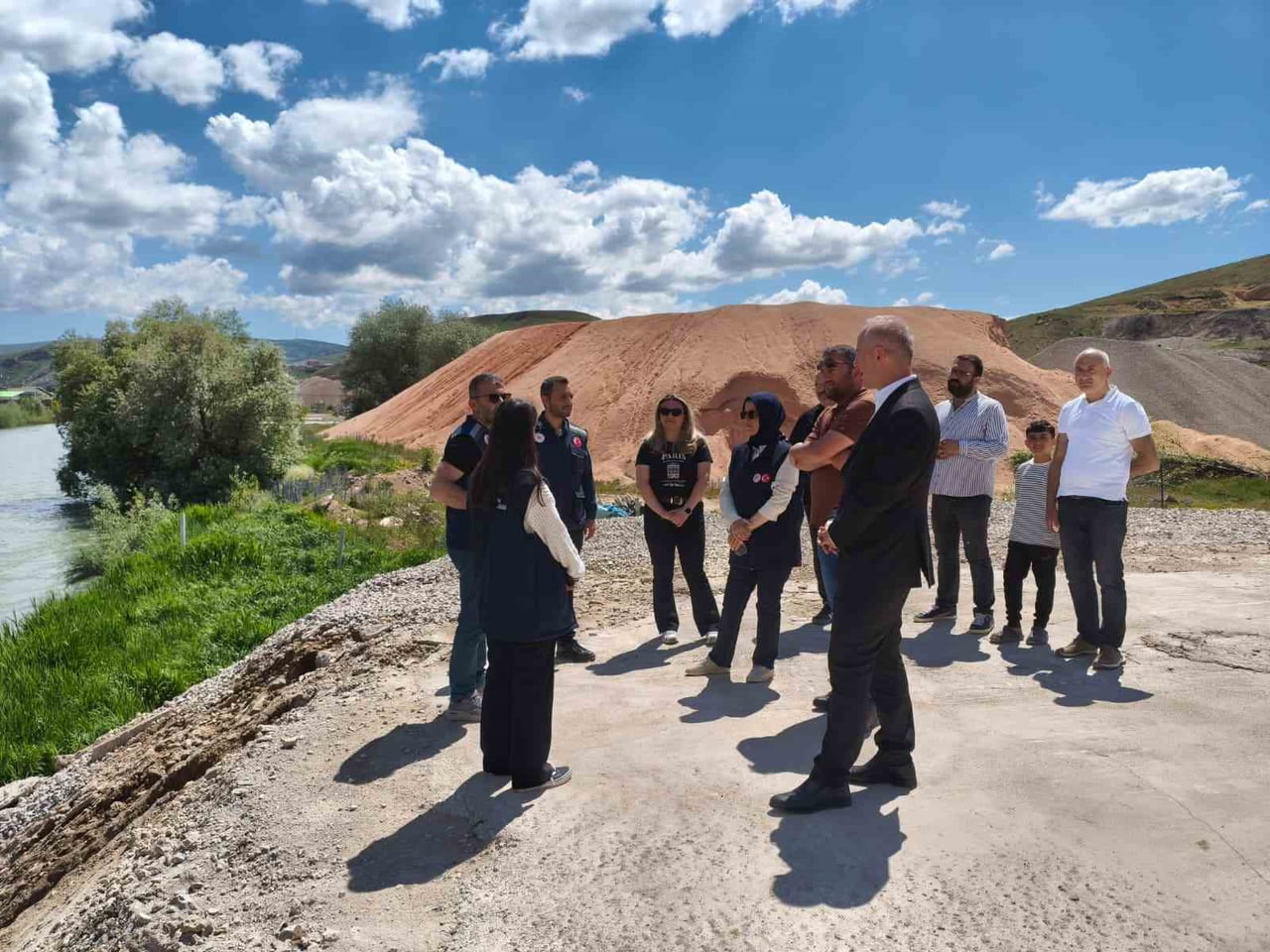BAYBURT'TA HAZIR BETON TESİSLERİNE ÇEVRE DENETİMİ