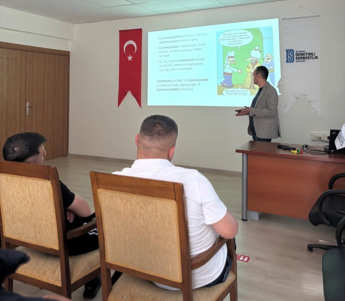 BAYBURT'TA YÜKÜMLÜLERE EMPATİ SEMİNERİ
