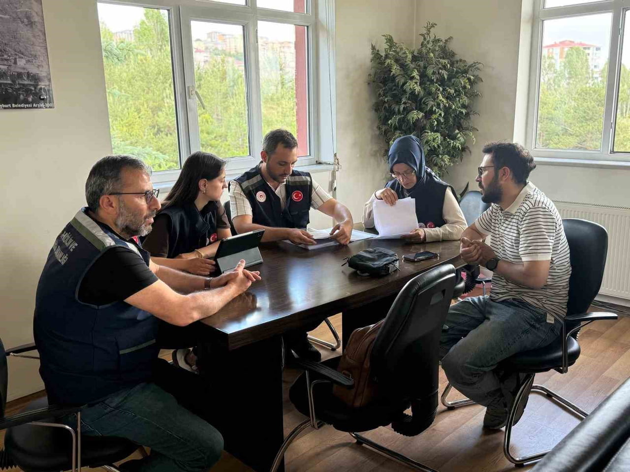 BAYBURT'TAKİ TUĞLA FABRİKASINDA ÇEVRE DENETİMİ YAPILDI