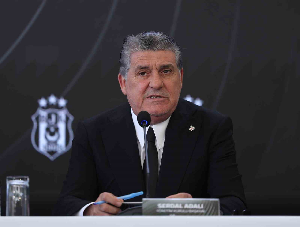 BEŞİKTAŞ BAŞKANI SERDAL ADALI AÇIKLAMALARDA BULUNDU