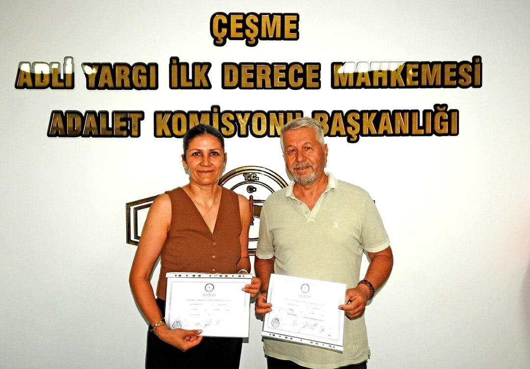 BEYHAN AKSOY (SOLDA), AHMET GÜLER (SAĞDA)