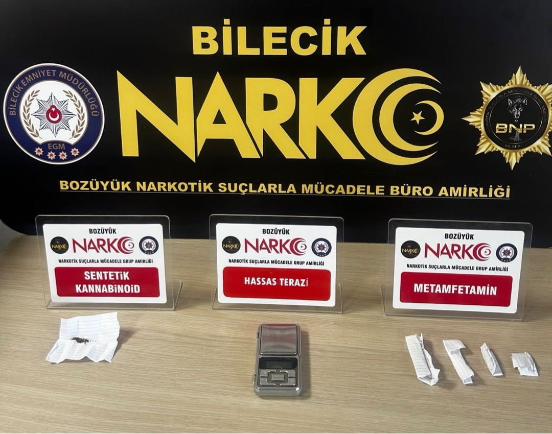 BİLECİK'TE UYUŞTURUCU OPERASYONU