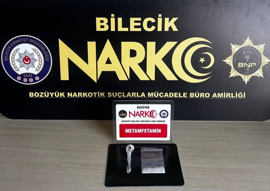 BİLECİK’TE UYUŞTURUCU OPERASYONU: 1 GÖZALTI