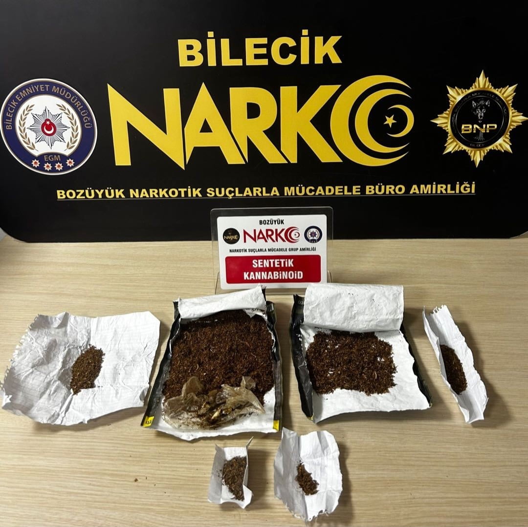 BİLECİK’TE UYUŞTURUCU OPERASYONU: 2 GÖZALTI