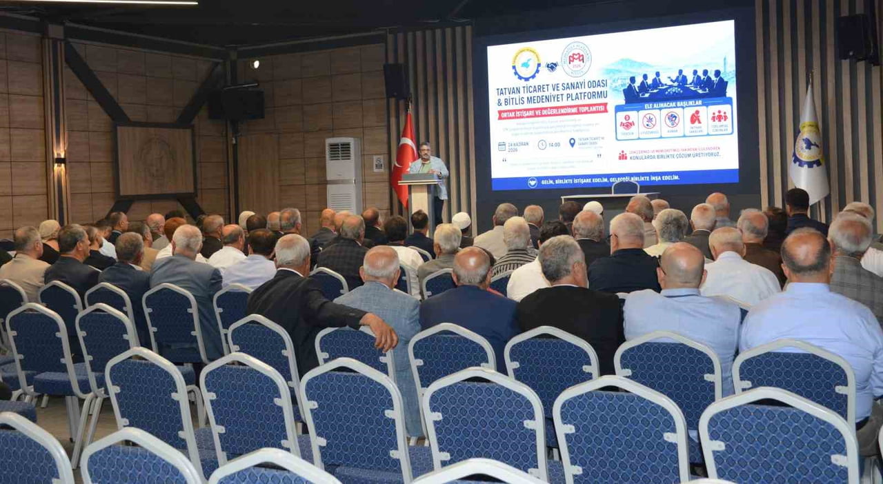 BİTLİS’İN TATVAN TİCARET VE SANAYİ ODASI (TATSO)  TARAFINDAN BİTLİS MEDENİYET PLATFORMU İŞ...
