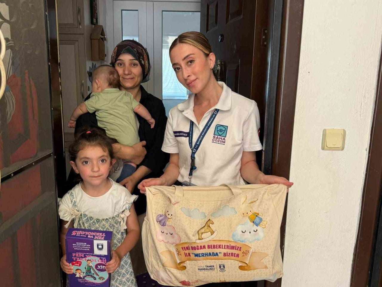 BODRUM BELEDİYESİ TARAFINDAN 7 YILDIR SÜRDÜRÜLEN HOŞ GELDİN BEBEK PROJESİ KAPSAMINDA YENİ DOĞAN...