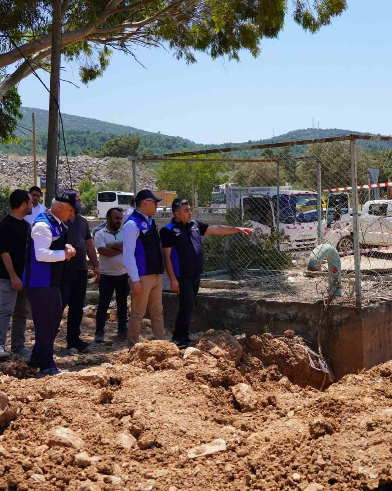 BODRUM İÇME VE KULLANMA SUYU ALTYAPISI ÇALIŞMALARINDA SONA GELİNDİ