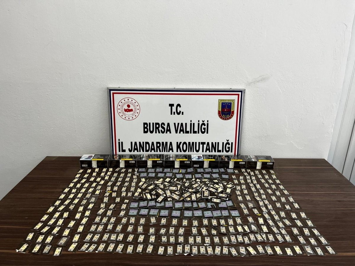 BURSA'DA JANDARMA EKİPLERİNCE KAÇAK TÜTÜN VE TÜTÜN MAMULLERİ TİCARETİNİN ÖNLENMESİNE YÖNELİK...