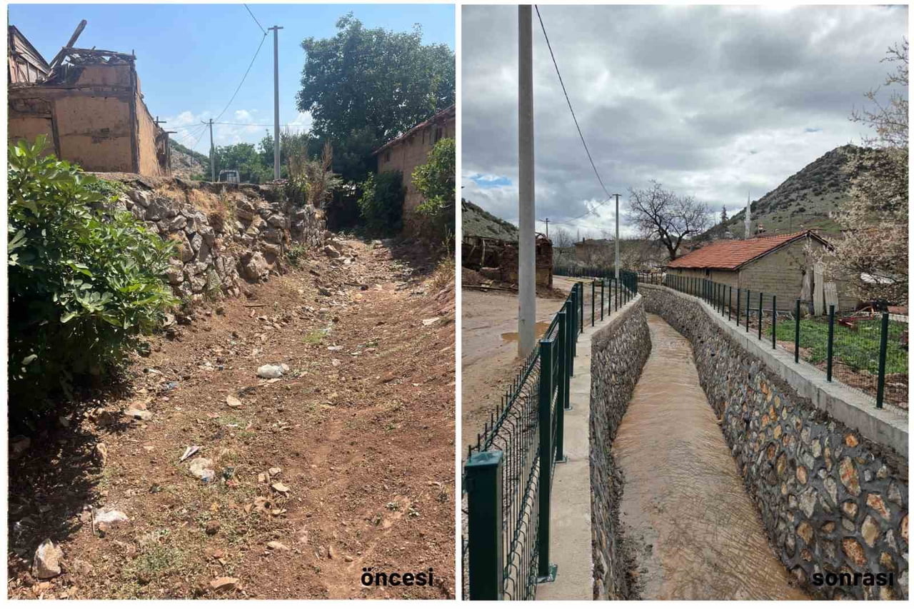 BURSA BÜYÜKŞEHİR BELEDİYESİ’NE BAĞLI BUSKİ EKİPLERİ, GÜRSU İLÇESİ DIŞKAYA MAHALLESİ’NDE SU...