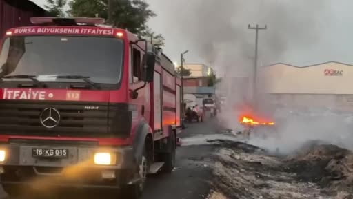 Bursa’da otluk alanda çıkan yangın paniğe neden oldu