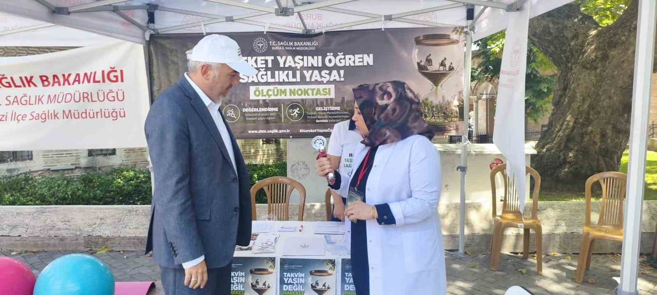 BURSA İL SAĞLIK MÜDÜRÜ UZM. DR. MUSTAFA ÇETİN STANDI GEZDİ