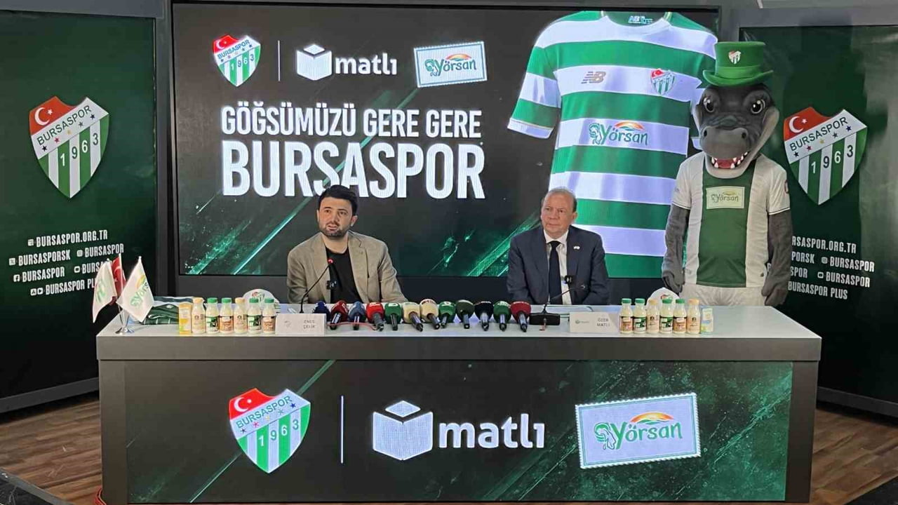 BURSASPOR, 2026-2027 SEZONUNU KAPSAYAN VE YILLIK 70 MİLYONLUK GETİRİSİ OLAN FORMA GÖĞÜS...