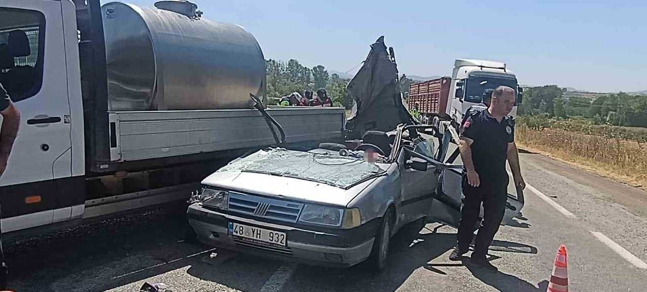 ÇAN’DA TRAFİK KAZASI ; 4 YARALI