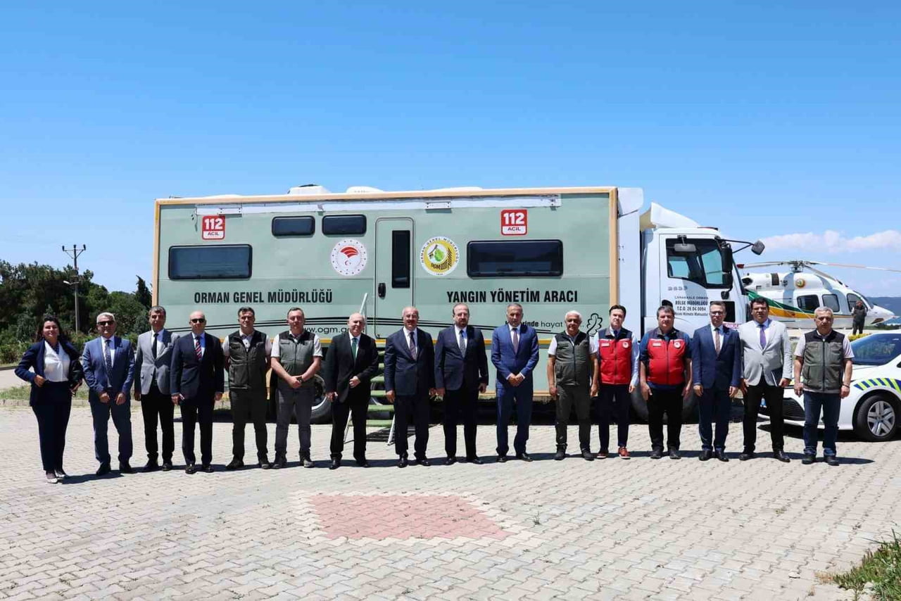 ÇANAKKALE'DE ORMAN YANGINLARINA KARŞI ALINACAK ÖNLEMLER VE KOORDİNASYONUN KONUŞULDUĞU TOPLANTIYA...