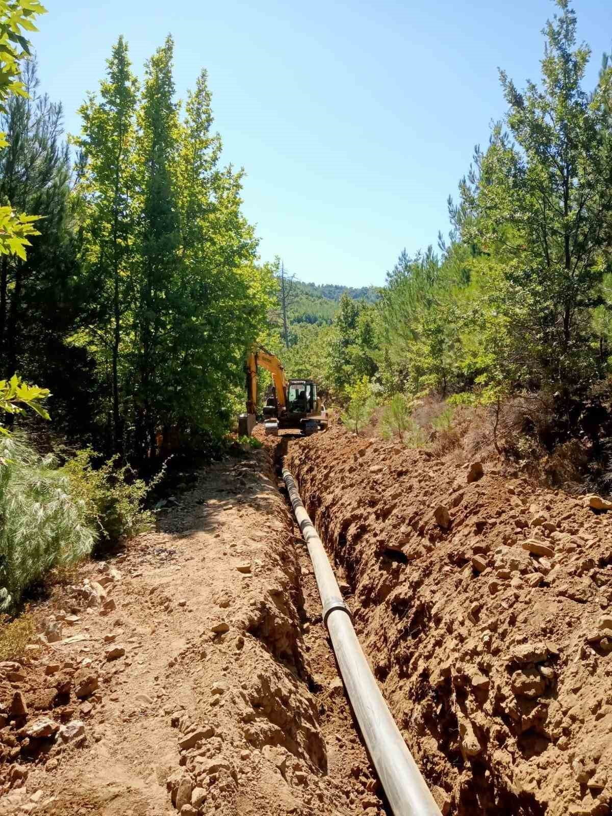 ÇANAKKALE'DE YÜRÜTÜLEN PROJE ÇERÇEVESİNDE 14 KÖY KAZDAĞLARI’NIN SUYUYLA BULUŞTU.