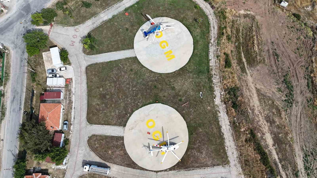 ÇANAKKALE ORMAN BÖLGE MÜDÜRLÜĞÜ 2026 YILINDA 1 İHA, 4 UÇAK, 5 HELİKOPTER, 1 İDARİ HELİKOPTER, 89...
