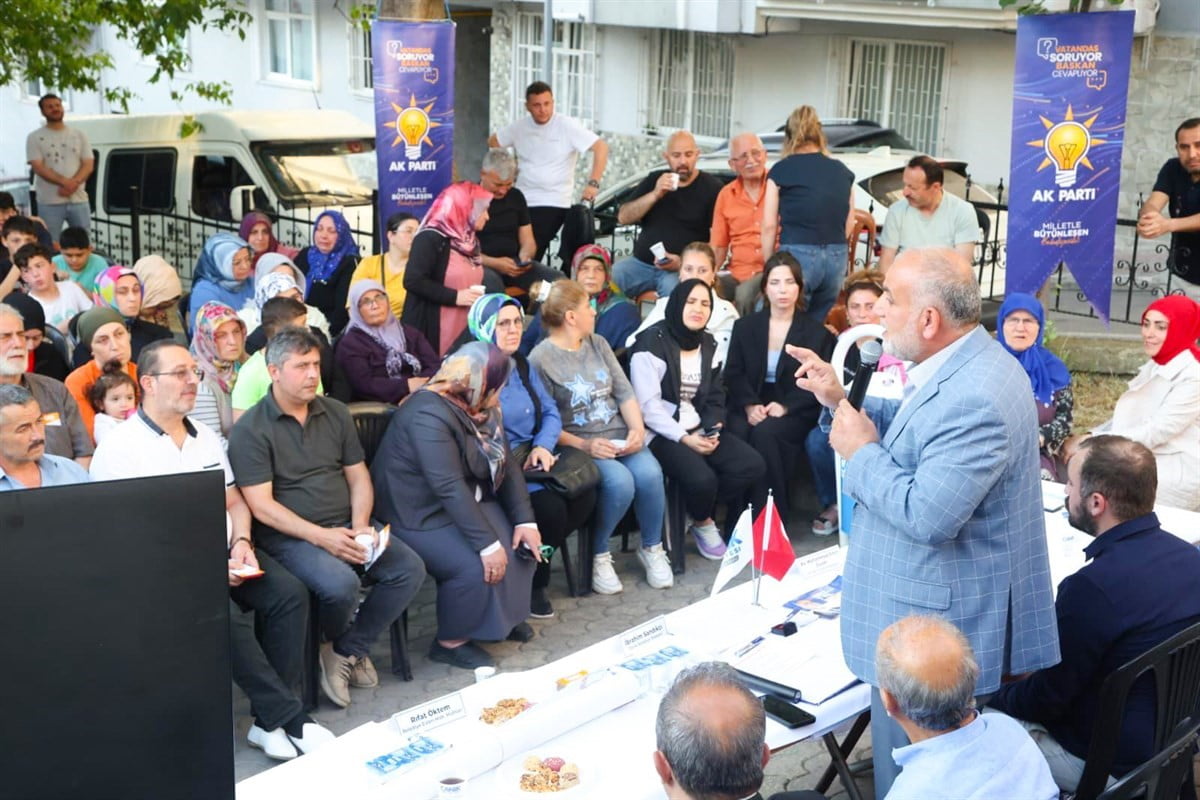 CANİK BELEDİYE BAŞKANI İBRAHİM SANDIKÇI, VATANDAŞLARLA İSTİŞARE HALİNDE ÇALIŞMAYA DEVAM...