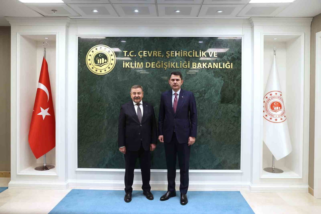 ÇEVRE, ŞEHİRCİLİK VE İKLİM DEĞİŞİKLİĞİ BAKANI MURAT KURUM, GÖLBAŞI BELEDİYE BAŞKANI YAKUP...