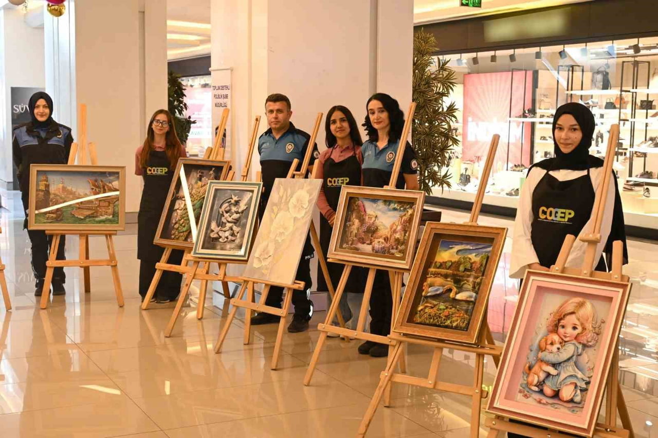 ÇOGEP KAPSAMINDA HAZIRLANAN RÖLYEF ESERLER SERGİLENDİ