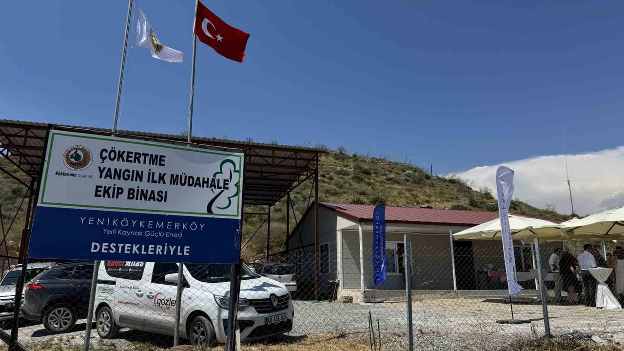 ÇÖKERTME'DE YANGIN İLK MÜDAHALE EKİP BİNASI HİZMETE AÇILDI