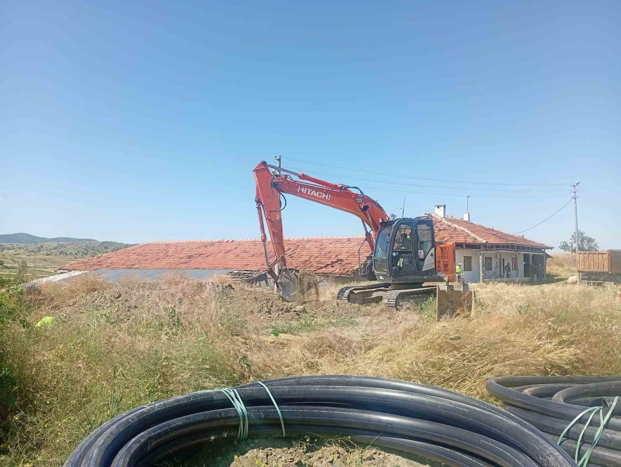 ÇORUM'UN SUNGURLU İLÇESİNDE, BELEDİYE TARAFINDAN YÜRÜTÜLEN İÇME SUYU ALTYAPI YATIRIMLARI...