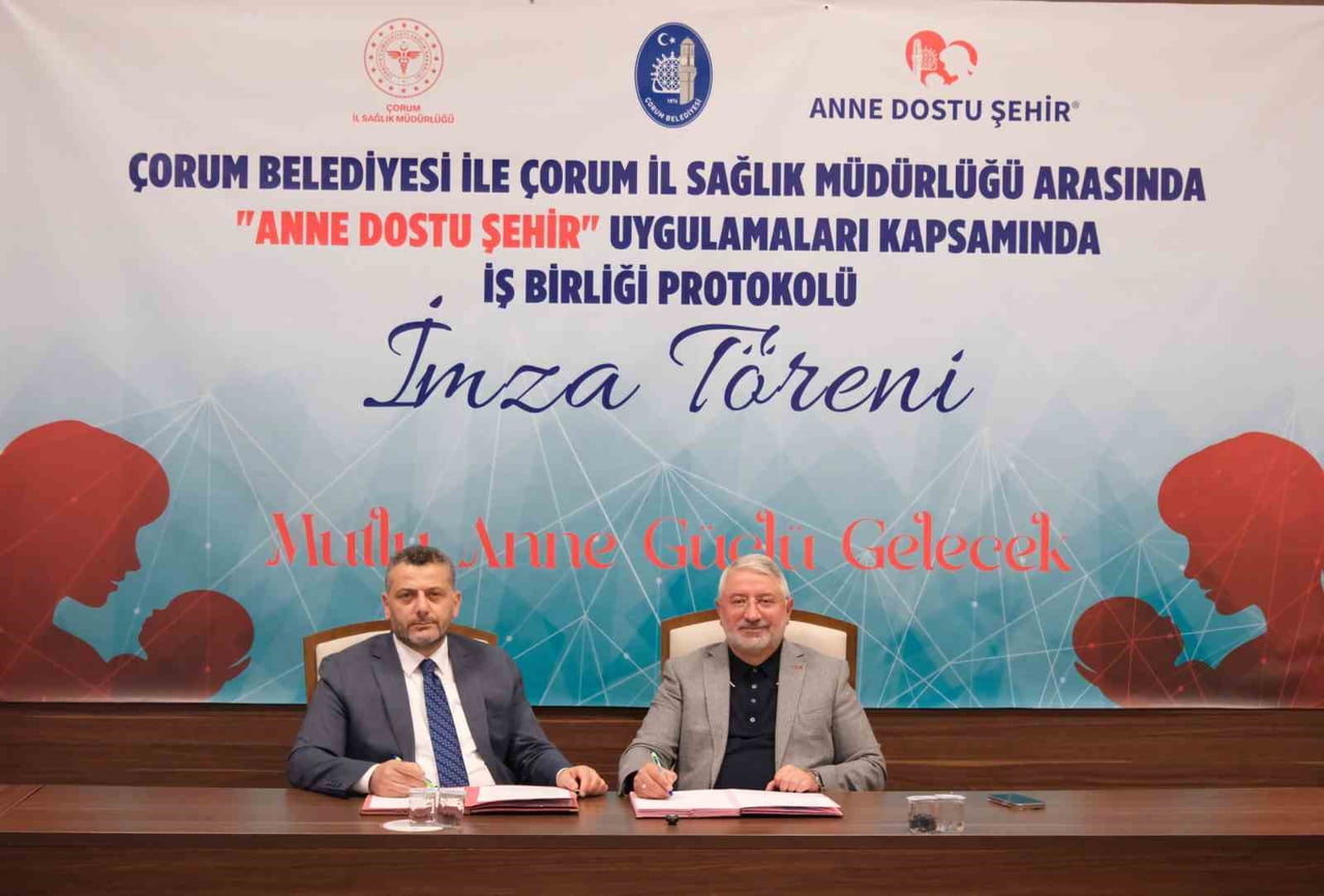 ÇORUM BELEDİYE BAŞKANI DR. HALİL İBRAHİM AŞGIN VE ÇORUM İL SAĞLIK MÜDÜRÜ PROF. DR. SİNAN ZEHİR...