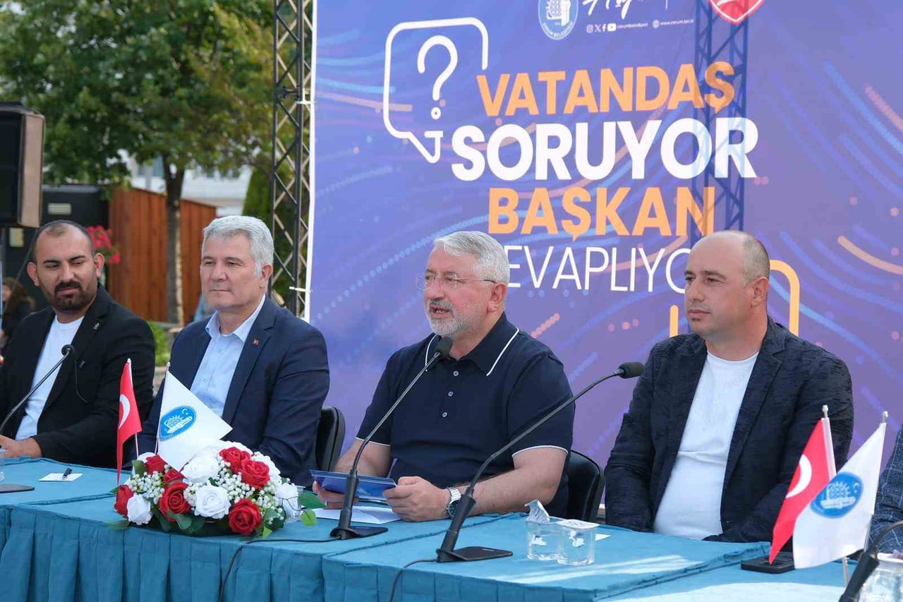 ÇORUM BELEDİYE BAŞKANI HALİL İBRAHİM AŞGIN, "17 MAHALLEMİZE ADALET NEYİ GEREKTİRİYORSA O ANLAYIŞLA...