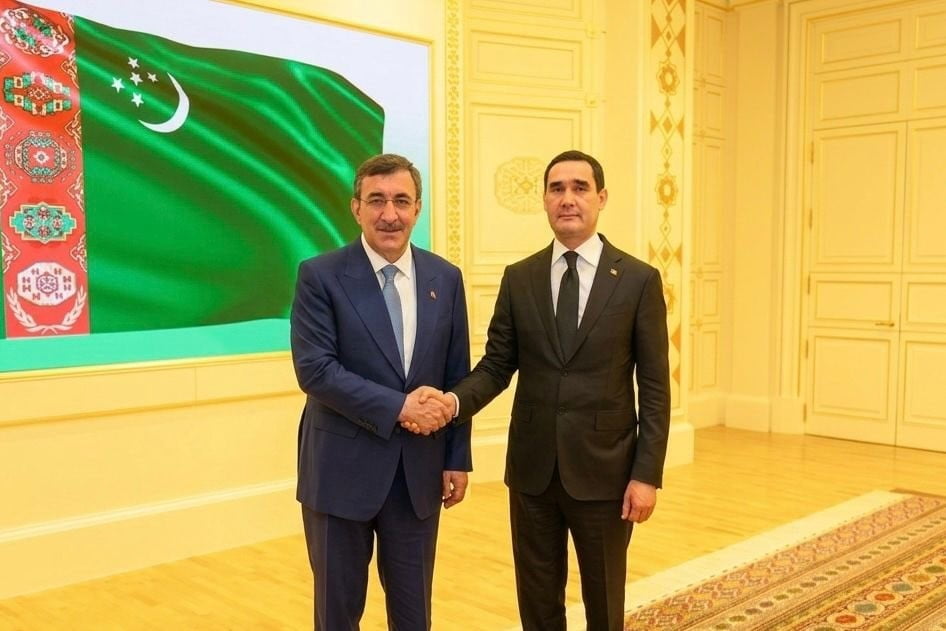 CUMHURBAŞKANI CEVDET YILMAZ VE TÜRKMENİSTAN BAKANLAR KURULU BAŞKAN YARDIMCISI NÖKERGULİ...