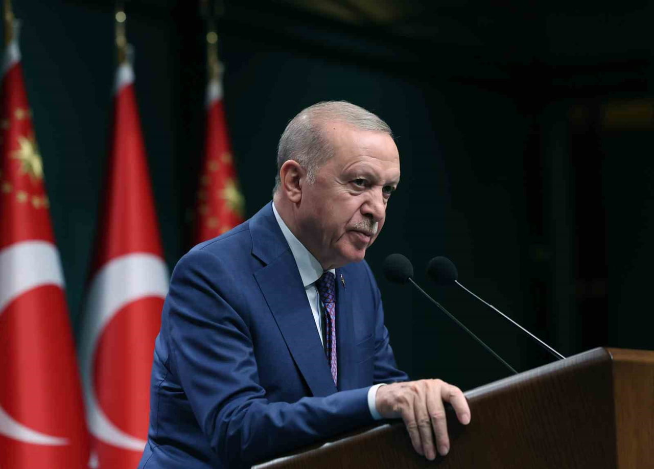 CUMHURBAŞKANI ERDOĞAN, CUMHURBAŞKANLIĞI KÜLLİYESİ'NDE GERÇEKLEŞTİRİLEN KABİNE TOPLANTISININ...