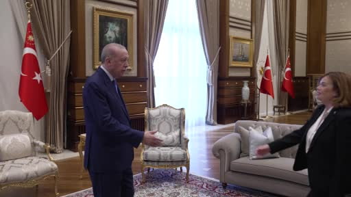 Cumhurbaşkanı Erdoğan, İspanya Anayasa Mahkemesi Başkanvekili Huertas'i kabul etti