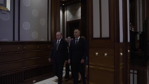 Cumhurbaşkanı Erdoğan, Polonya Cumhurbaşkanı Karol Nawrocki’yi kabul etti
