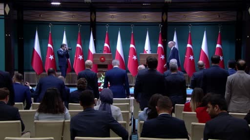 Cumhurbaşkanı Erdoğan:  "(Polonya) 10 milyar dolarlık ticaret hacmi hedefimize erişmemizin...