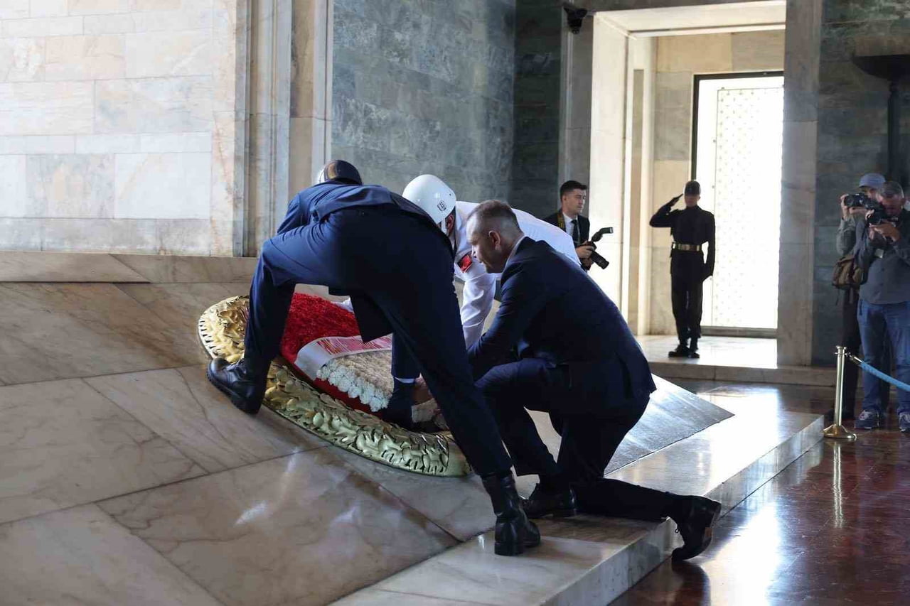 CUMHURBAŞKANI RECEP TAYYİP ERDOĞAN'IN DAVETLİSİ OLARAK ANKARA'YA GELEN POLONYA CUMHURBAŞKANI KAROL...