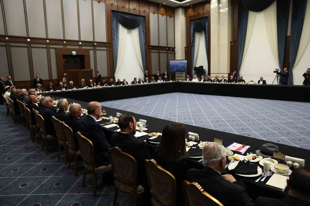 CUMHURBAŞKANI RECEP TAYYİP ERDOĞAN, CUMHURBAŞKANLIĞI KÜLLİYESİ'NDE DÜZENLENEN MAH-I MUHARREM ORUÇ...