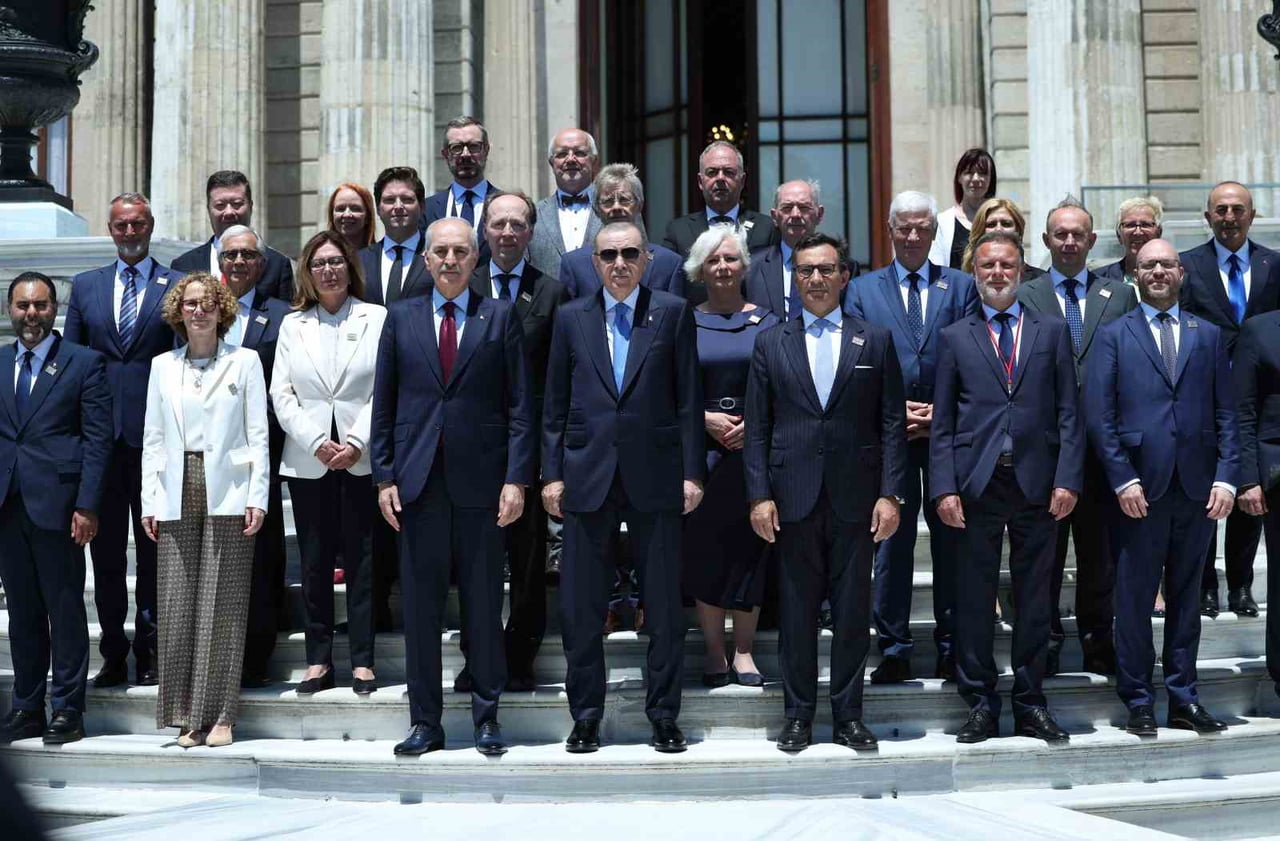 CUMHURBAŞKANI RECEP TAYYİP ERDOĞAN, DOLMABAHÇE SARAYI’NDA DÜZENLENEN NATO PARLAMENTER ZİRVESİ’NDE...