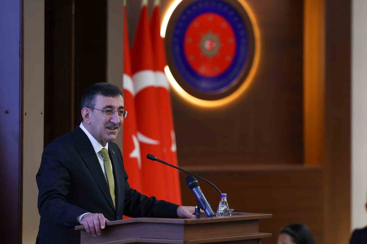 CUMHURBAŞKANI YARDIMCISI CEVDET YILMAZ, MGK GENEL SEKRETERLİĞİ TARAFINDAN DÜZENLENEN MİLLÎ...