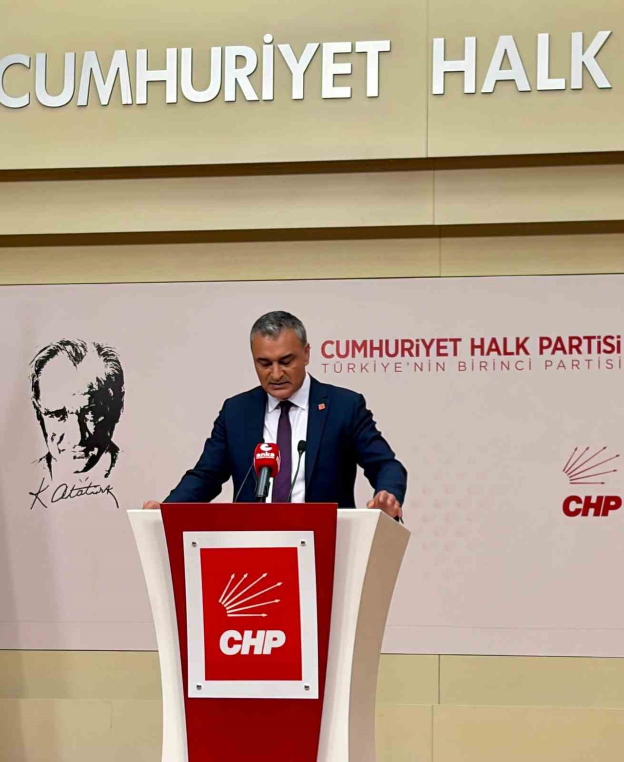CUMHURİYET HALK PARTİSİ (CHP) PARTİ SÖZCÜSÜ MÜSLİM SARI, "ÖNÜMÜZDEKİ SÜRECE İLİŞKİN BİR SİYASAL...