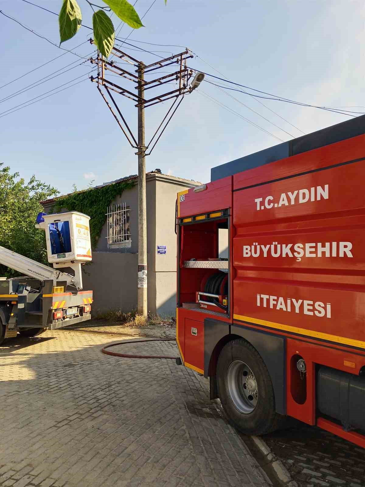 DALAMA’DA EV YANGINI