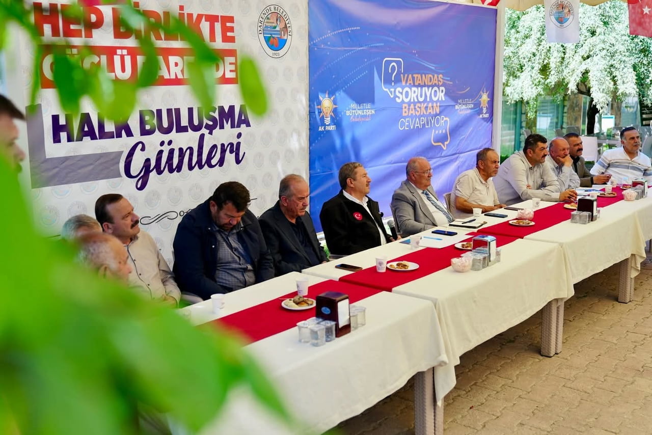 DARENDE’DE VATANDAŞ BULUŞMASI